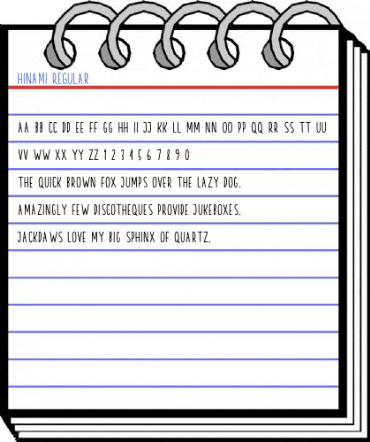 Hinami Regular Font