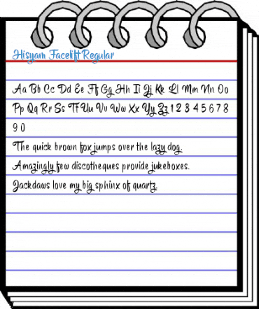 Hisyam Facelift Regular Font