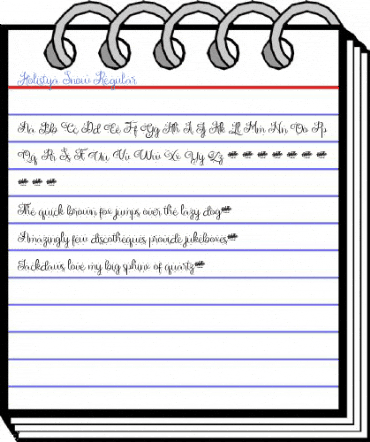 Holistya Snow Regular Font