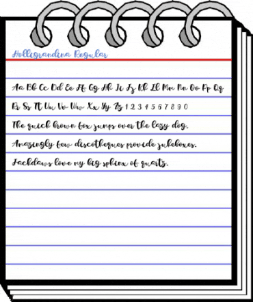 Holligrandina Regular Font