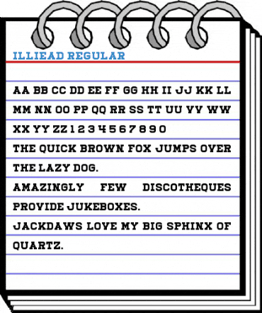 Illiead Regular Font