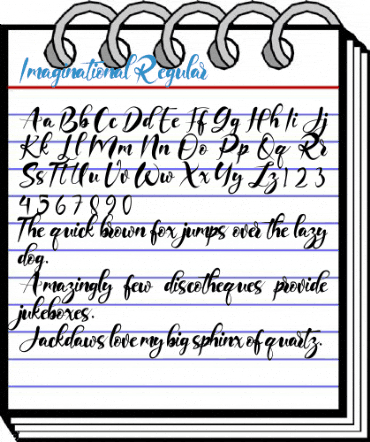 Imaginational Regular Font