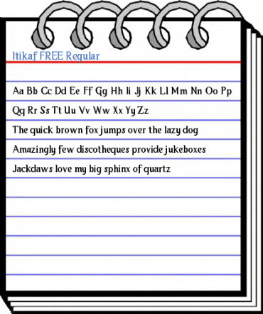 Itikaf FREE Regular Font