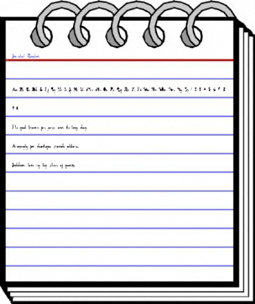 Jameelas1 Regular Font