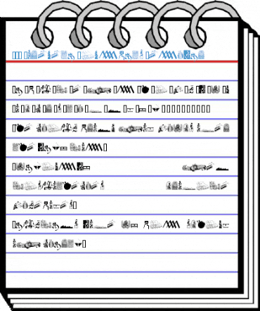 JMH Moreneta Dingbats Regular Font