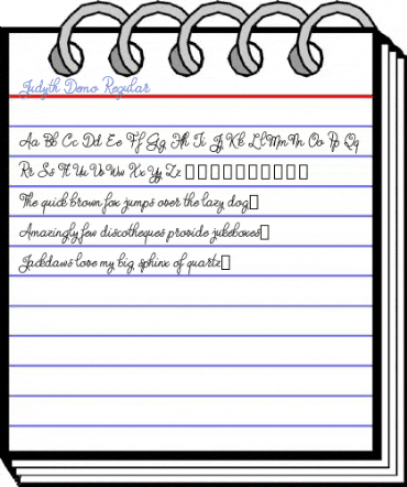 Judyth Demo Regular Font