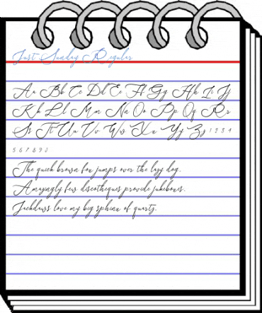 Just Sunday Regular Font