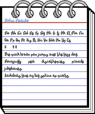Kahfi Regular Font