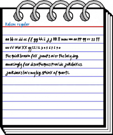 kalem Regular Font