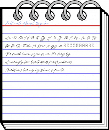 Kallimata Script Regular Font
