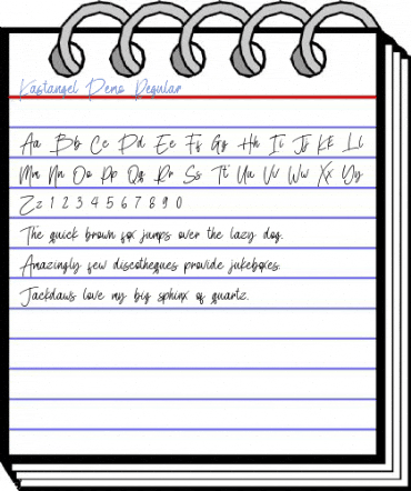Kastangel Demo Regular Font