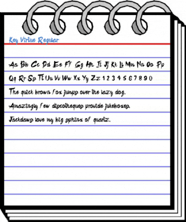 Key Virtue Regular Font