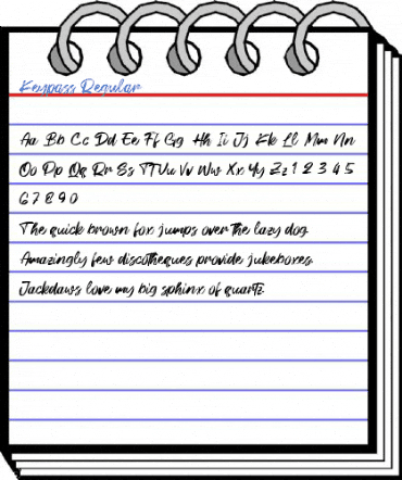 Keypass Regular Font