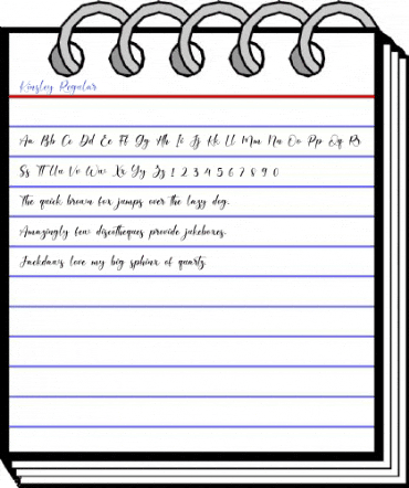 Kinsley Regular Font