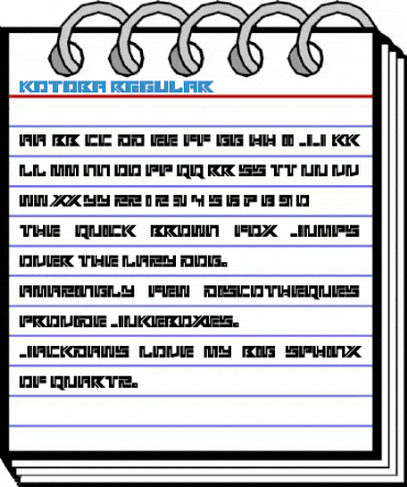 Kotoba Regular Font