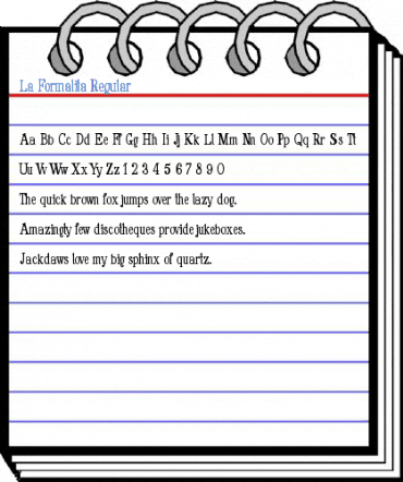 La Formalita Regular Font