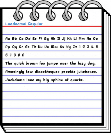 Laedoomai Regular Font