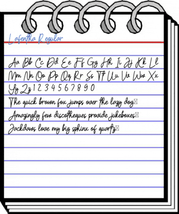 Lafentha Regular Font