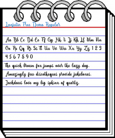 Lanjutin Free Demo Regular Font