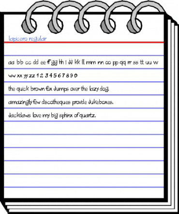 Lapicero Regular Font