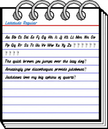 Lattetude Regular Font