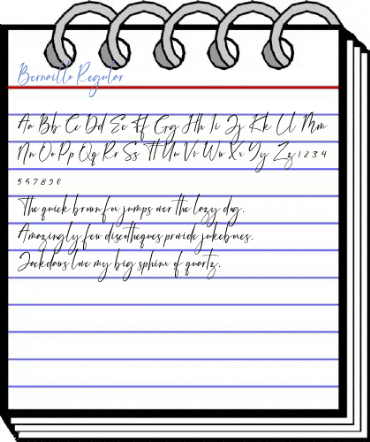 Bernaillo Regular Font