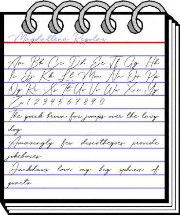 Magdallena Regular Font