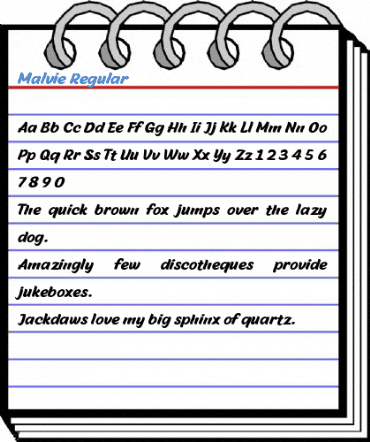 Malvie Regular Font