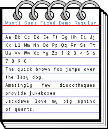 Manti Sans Fixed Demo Regular Font