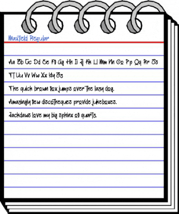 Maxtield Regular Font