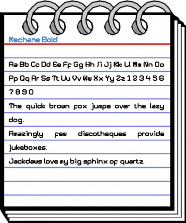 Mechane Bold Font