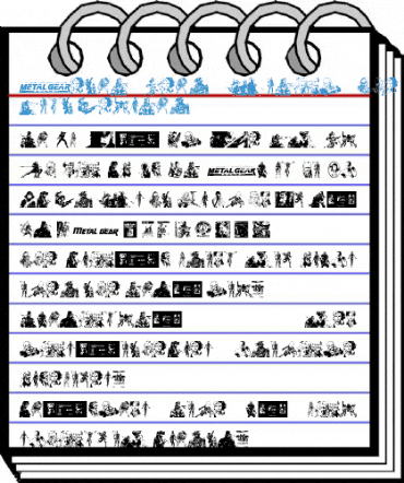 Metal Gear Solid The Phantom Font Regular Font