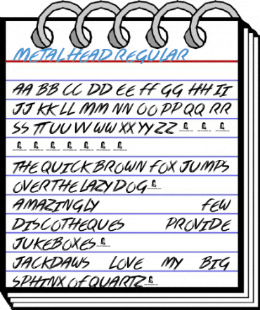 Metal Head Regular Font