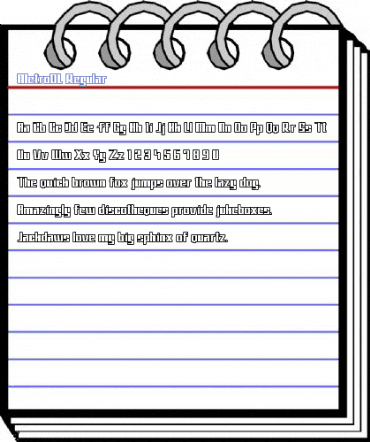 MetroOL Regular Font