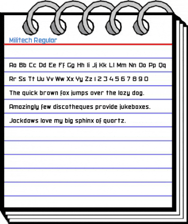 Militech Regular Font