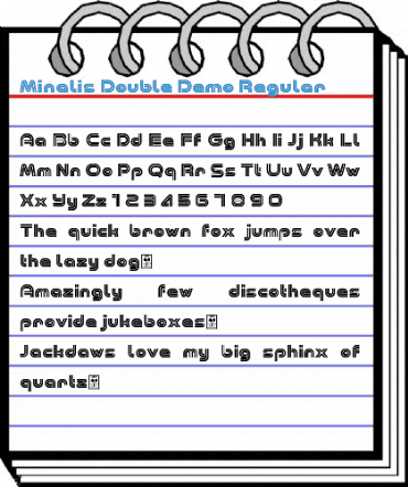 Minalis Double Demo Regular Font