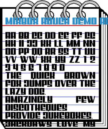 Mixbox Rough Demo Rough Font