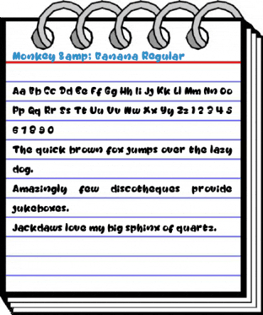 Monkey & Banana Regular Font
