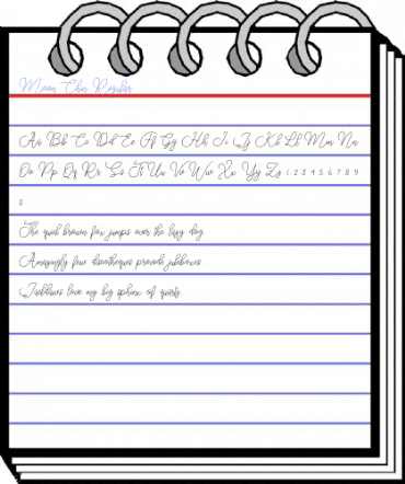 Moon Chin Regular Font