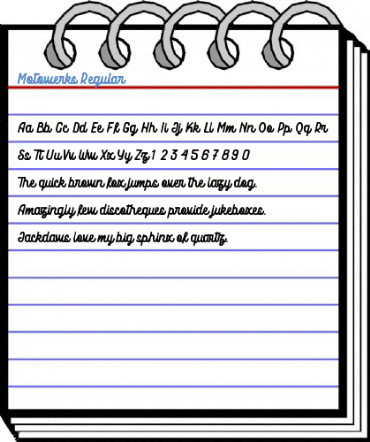 Motowerks Regular Font