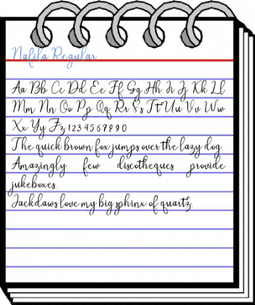 Nafila Regular Font