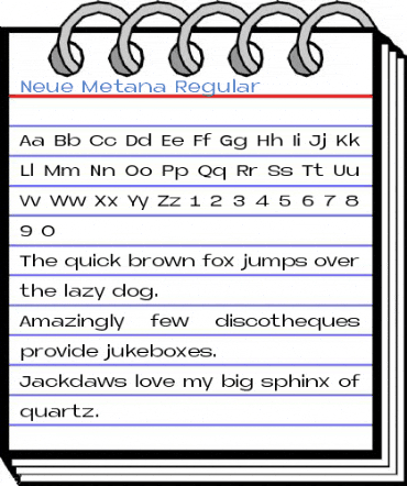Neue Metana Regular Font