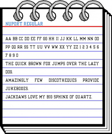 Nuport Regular Font