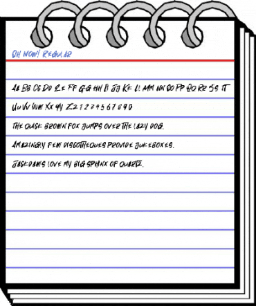 Oh Now! Regular Font
