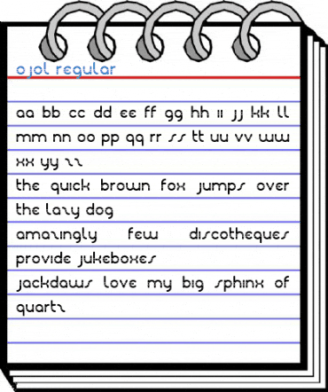ojol Regular Font