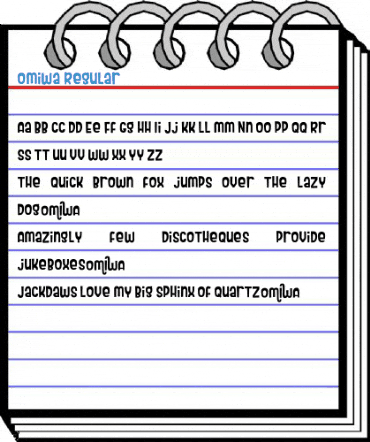 Omiwa Regular Font
