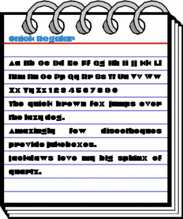 Onick Regular Font