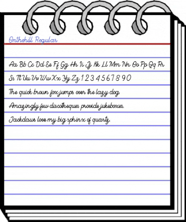 Onthehill Regular Font