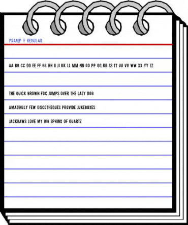 P&F Regular Font