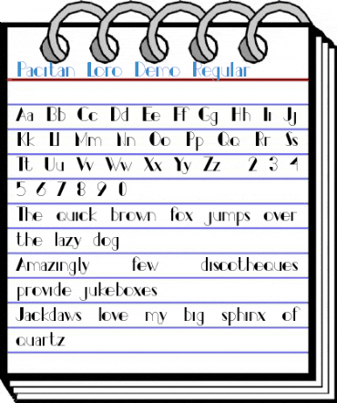 Pacitan Loro Demo Regular Font